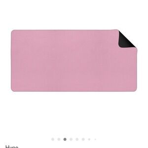 Hype Pink XL Faux Leather Desk Mat